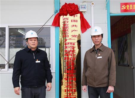 發(fā)揮戰(zhàn)斗堡壘作用！冶建又一個(gè)項(xiàng)目部黨支部揭牌