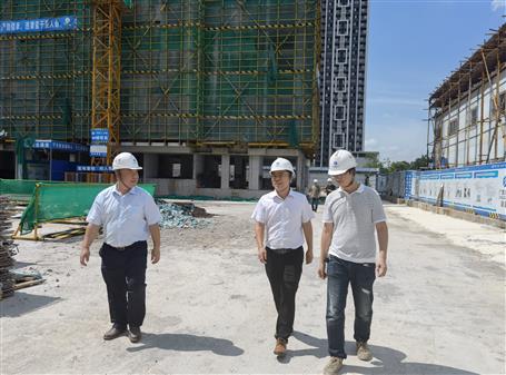 廖立波率隊到中房美佳項(xiàng)目開展2021年第三季度安全生產(chǎn)質(zhì)量綜合大檢查