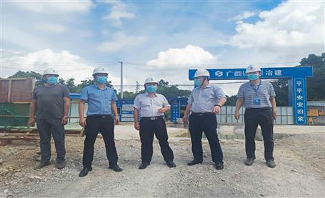 唐峰率隊到第十分公司項(xiàng)目開展第三季度安全生產(chǎn)質(zhì)量綜合大檢查